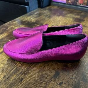 Kenneth Cole New York Metallic Magenta Westley loafers flats 6